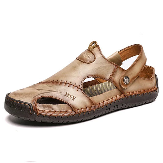 Summer Sandals for Men – Classic Roman Leather Sandals 2024