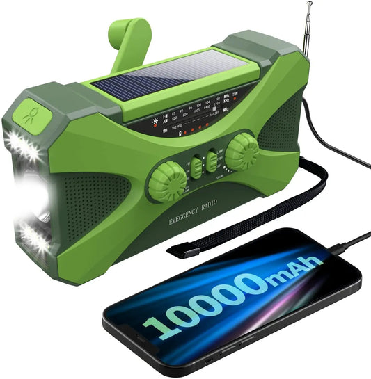 Stay Prepared with the 10000mAh Emergency Radio