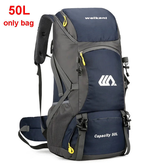 50L Travel Backpack for Men – Waterproof Hiking &amp; Camping Bag