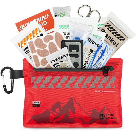 Rhino Rescue Small First Aid Kit – Essential Ultralight Waterproof Medical Kit