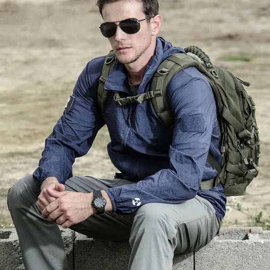 Summer Lightweight Tactical Jacket – Men's Quick Dry Windbreaker