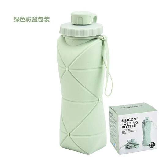 Silicone Collapsible Sports Water Bottles – Perfect for Outdoor Adventures