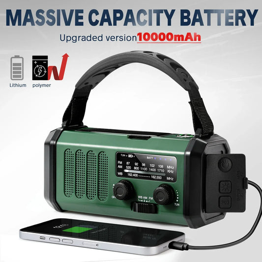 Woopker Radio E30 – Versatile Emergency Companion with 10000mAh Power Bank