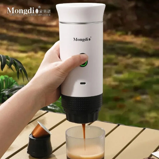 Mongdio Portable Coffee Capsules Maker – Perfect for Outdoor Adventures