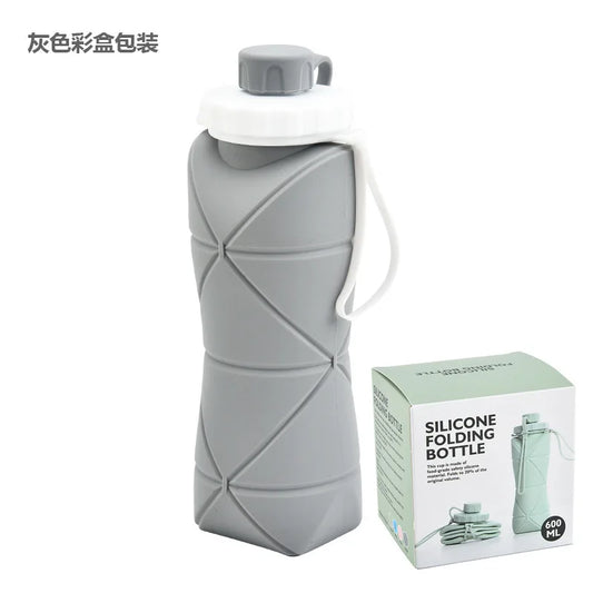 Silicone Collapsible Sports Water Bottles – Perfect for Outdoor Adventures