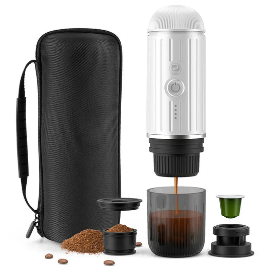 iCafilas 2in1 Espresso Machine – Portable Coffee Maker for Adventures