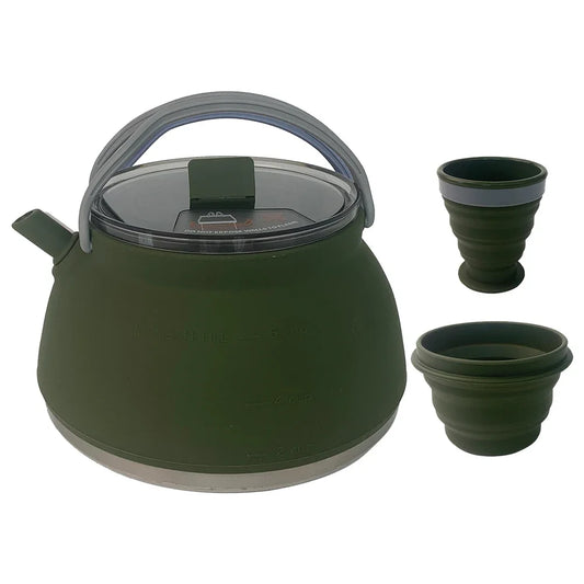 Portable Foldable Silicone Kettle for Outdoor Adventures