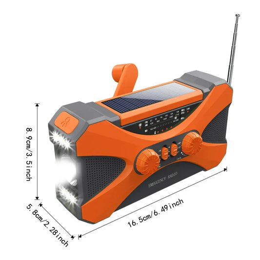 Stay Prepared with the 10000mAh Emergency Radio