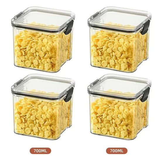 Stackable Plastic Food Storage Containers – Versatile Kitchen Organization