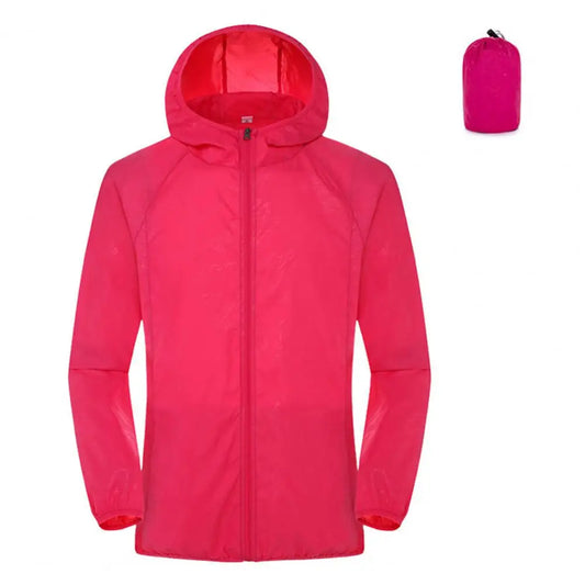 Sun Protection Coats – Ultra Light Foldable Hooded Windbreaker Jacket